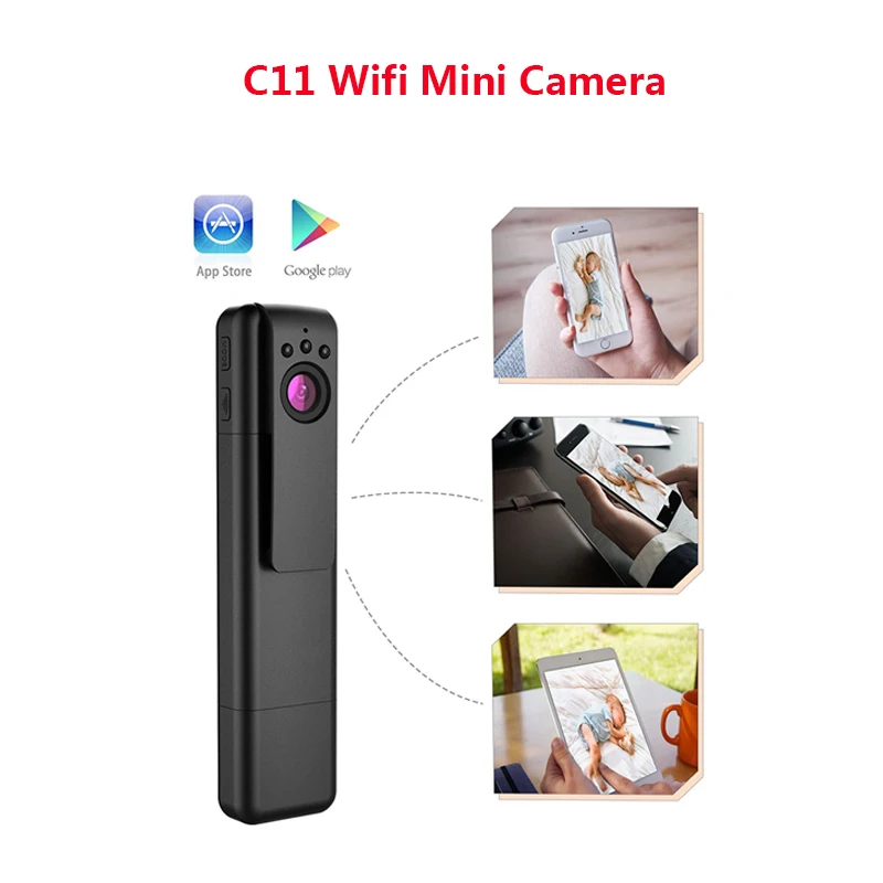

Wifi P2P Pen Camera Full HD 1080P Mini Camera Espia Night Vision Secret Camera Motion Detection Wireless Small Camera Mini DVR