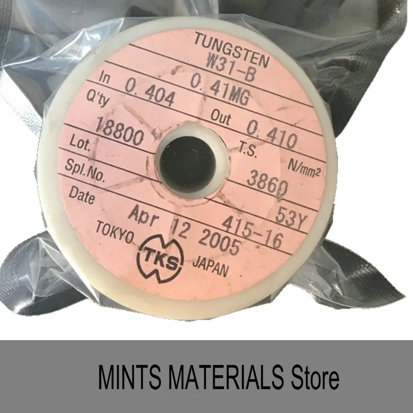 

Tungsten Wire 4N W High Purity 99.99% for Research and Development Element Metal Diameter 0.01/0.012/0.015mm