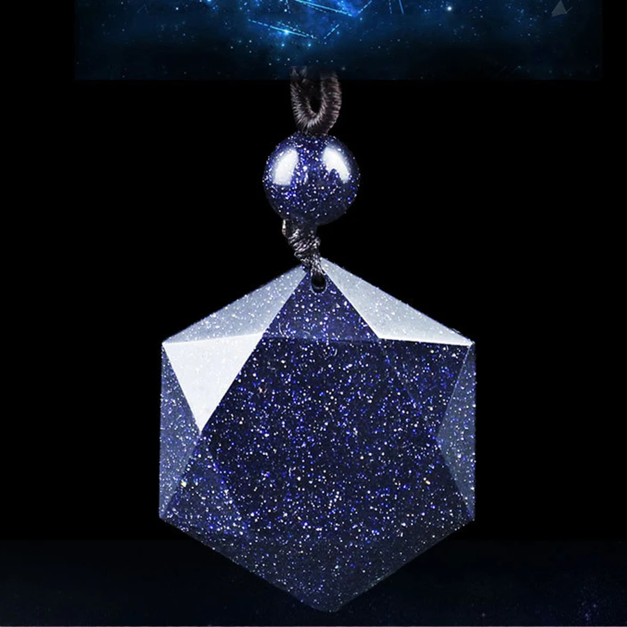 Blue Sand Hexagram Necklaces & Pendants Obsidian Star of David Pendant  Lucky Love Crystal Jewelry Tantrism Necklaces Party Gifts|Pendant  Necklaces| - AliExpress