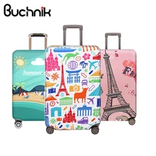 Защитный чехол для багажа для женщин и мужчин, эластичный тканевый чехол для чемодана, защита для багажа, пылезащитный чехол, органайзер, аксессуары для путешествий