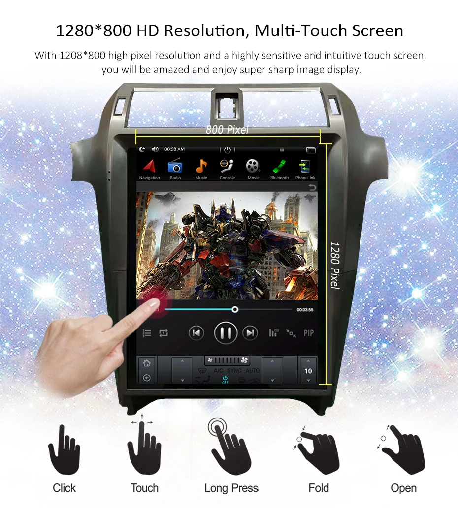 Perfect Android Tesla style Car DVD Player GPS Navigation For Lexus GX400 GX460 2016 2017 2018 head unit multimedia radio tape recorder 2