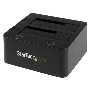 

StarTech.com Universal docking station for hard drives – USB 3.0 with UASP, HDD,SSD, Parallel ATA (IDE),Serial ATA,Serial