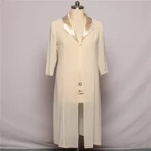 Mingli Tengda новые длинные шифоновые Свадебные Обертывания свадебное болеро Свадебный жакет цвета шампанского Свадебные Обертывания Болеро Свадебные аксессуары для свадьбы