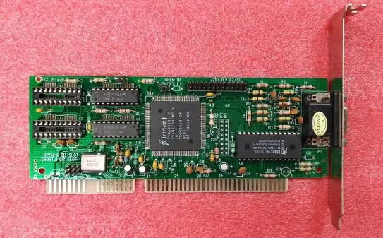 Очень хорошая видеокарта ISA для видеокарты Trident TVGA9000i 486 586 материнская плата