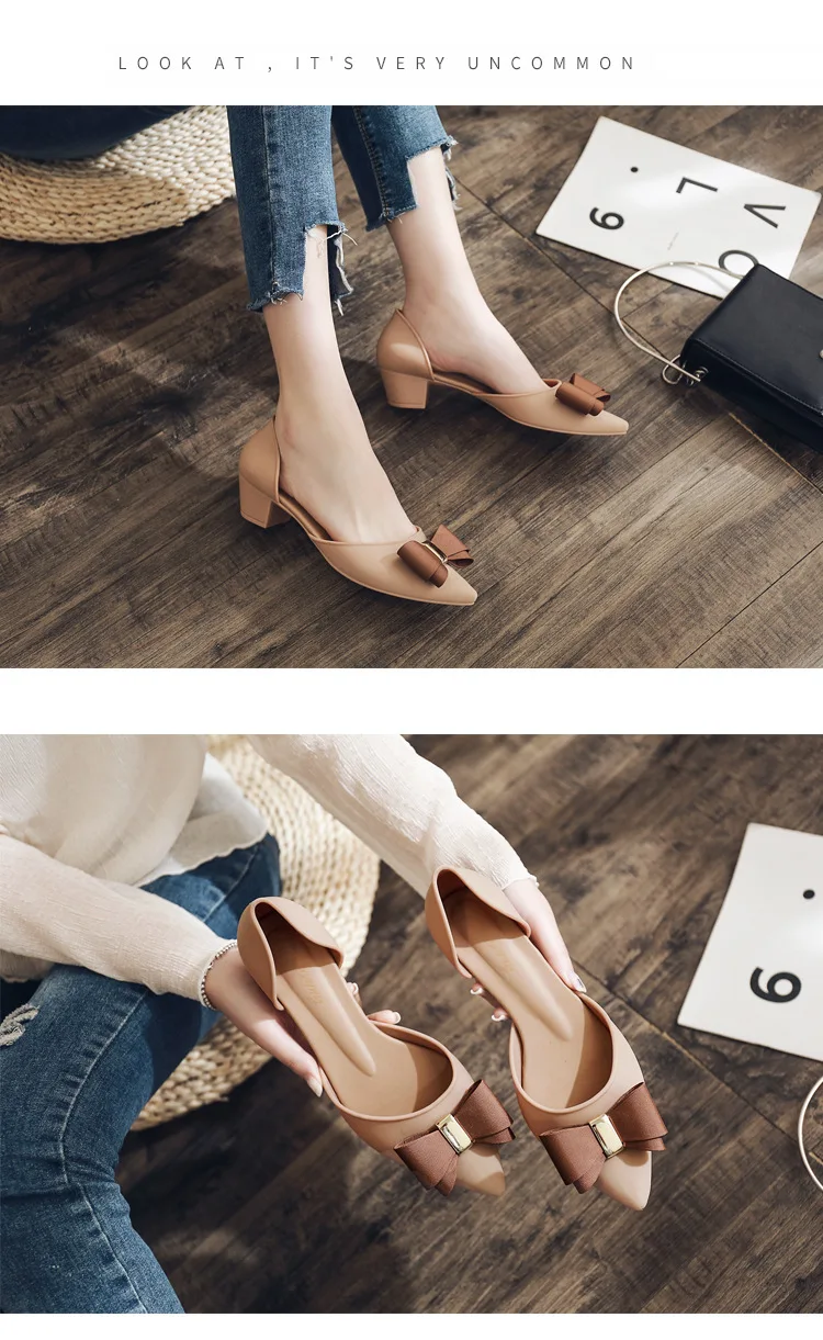 YALNN Basic Sandalias Mujer; модельные туфли с острым носком и ремешком с пряжкой; женская обувь с бантом; Zapatos De Mujer; женские босоножки; женская обувь с пряжкой