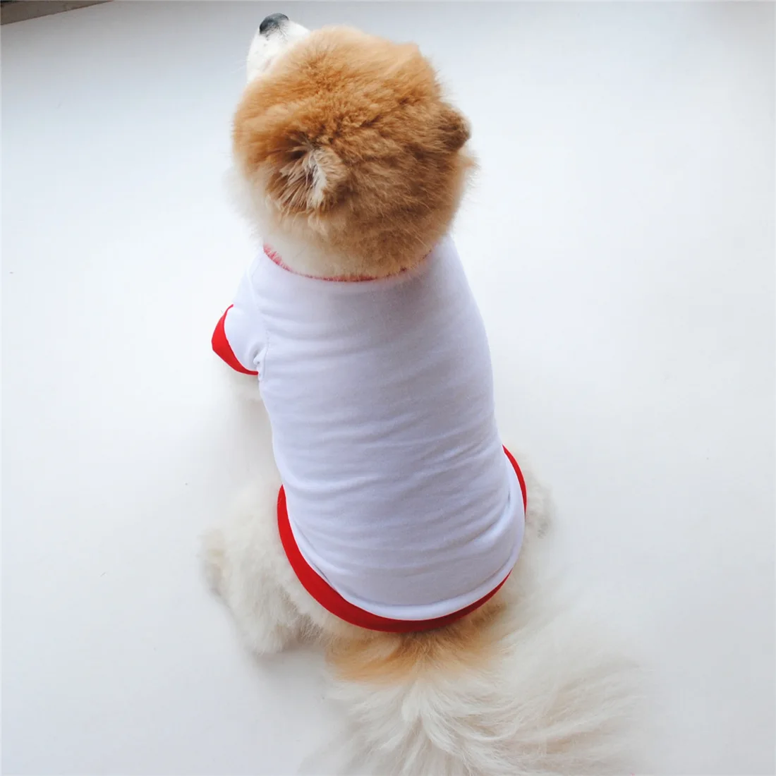 Одежда для собак, дышащая жилетка для собак, однотонная Летняя Повседневная стильная футболка для собак для маленькой собаки