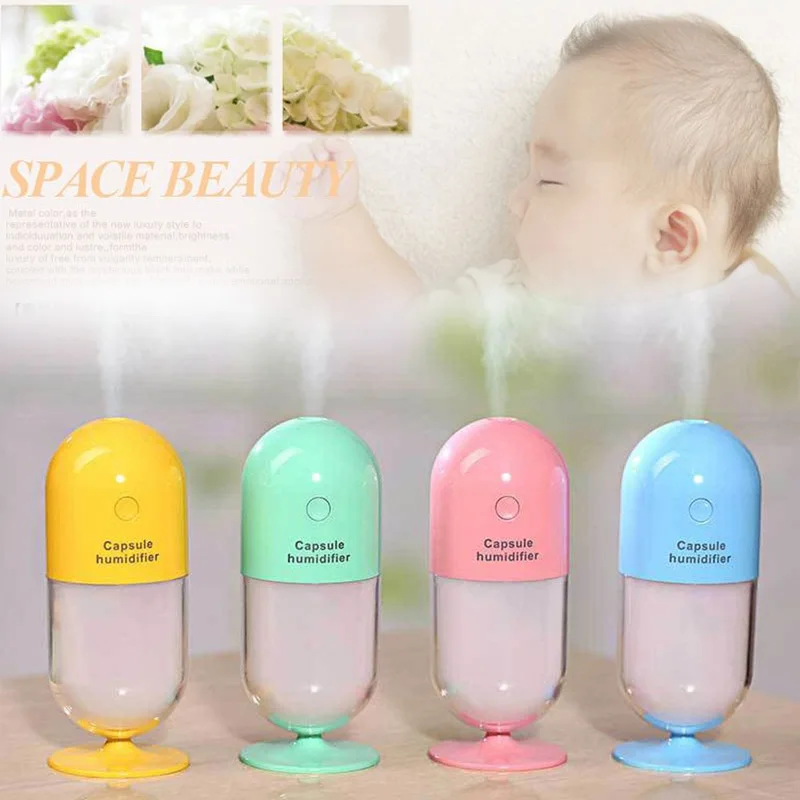

2019 Drop Shpping DC 5V Mist Humidifier Air Humidifier Portable Mini Air Diffuser USB Humidifier for Atomizer