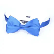 Мужские аксессуары синий бабочка галстук полиэстер шелк бабочка Регулируемый Свадебный галстук галстуки для мужчин мальчиков