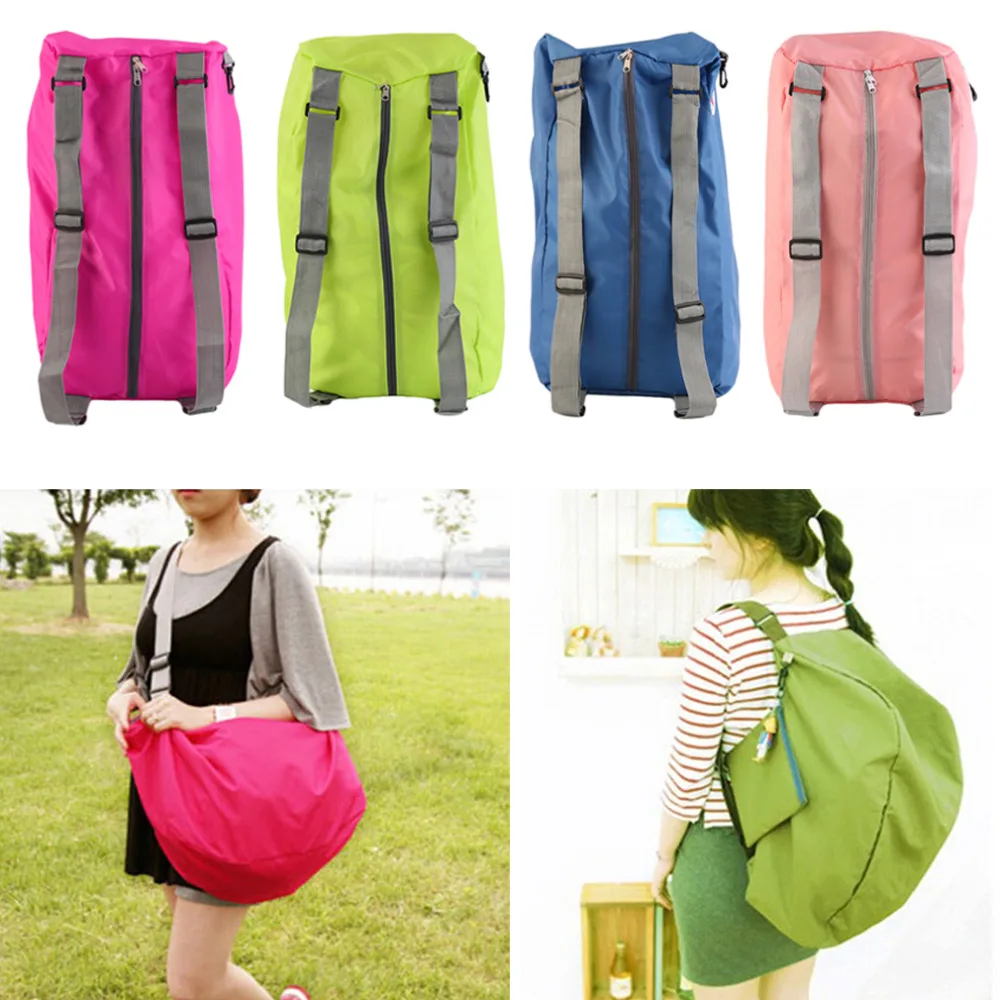 Buy portable Zipper Soild Daily Traveling Sports Backpacks Shoulder bags