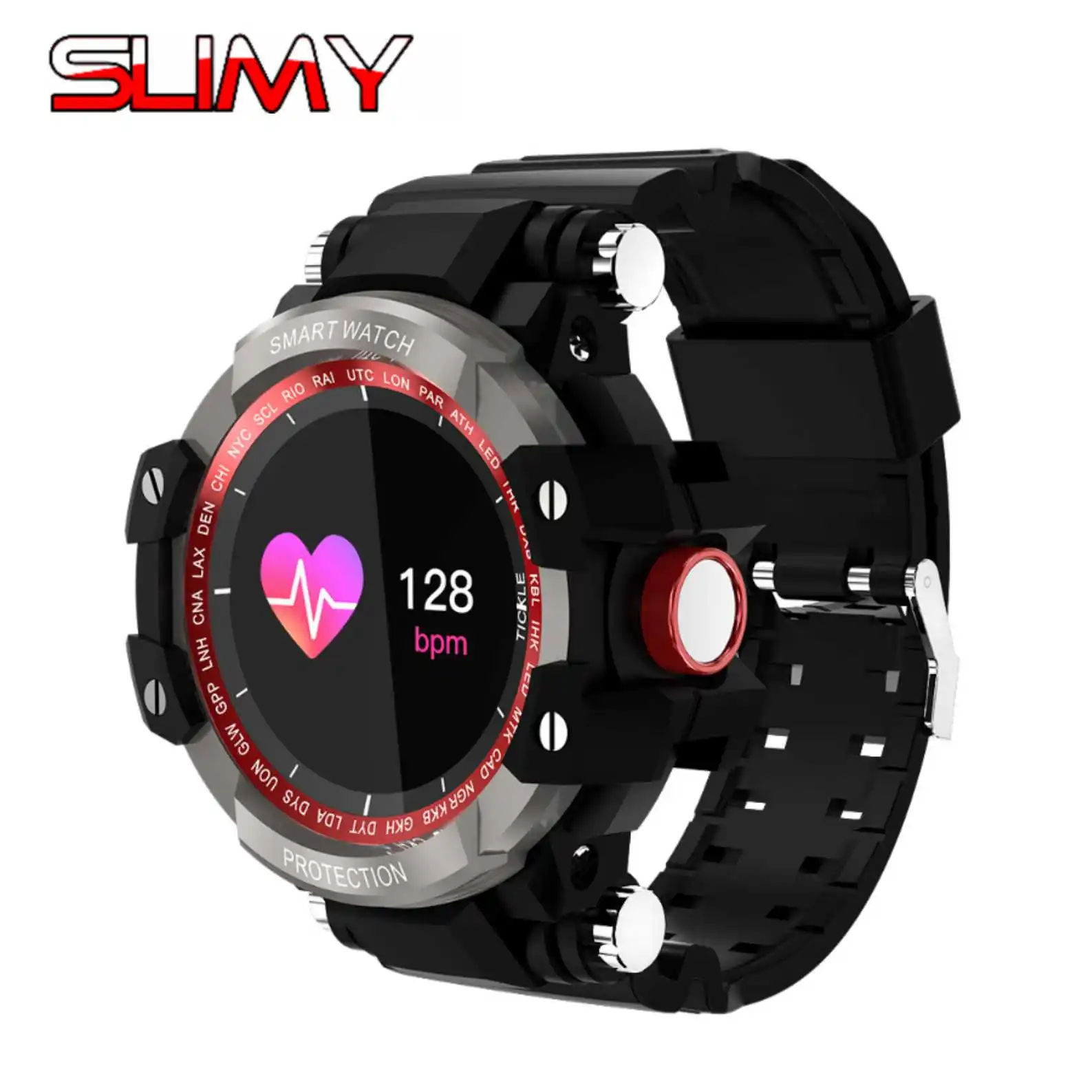 Slimy GW68 Sports Smart Watch Waterproof Heart Rate Call Notification Bluetooth Remote Control Alarm Clock Smartwatch