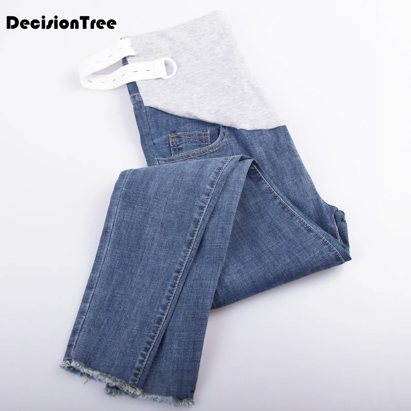 

2019 new maternity clothes elastic maternity jeans skinny pregnancy pants trouers for pregnant women clothing