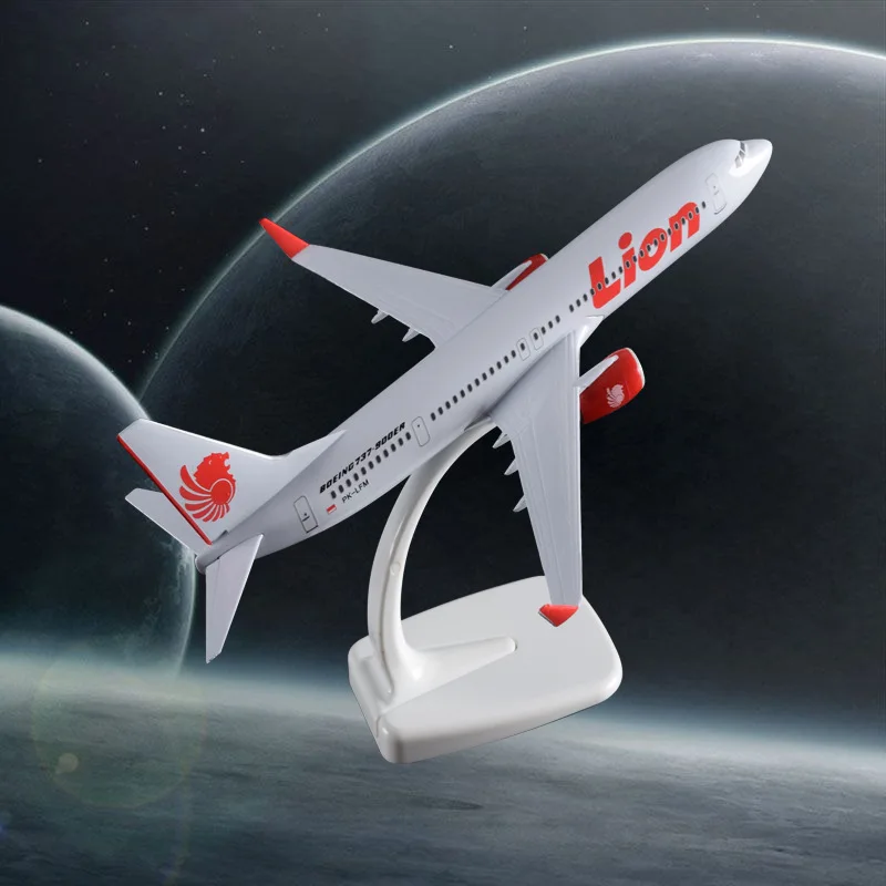 

20cm B737 Air Lion Airplane Model Boeing 737 Airways Airbus Metal Model Lion Airlines Creative Gift Travel Souvenir Holiday Gift