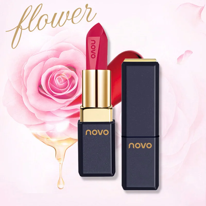 

1pcs 4 Colors Lip Glazed Lipstick Moisturizer Long Lasting Women Girls Non-stick Cup Lipstick Biting Lip Makeup