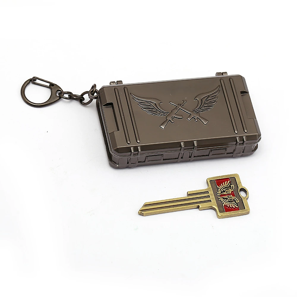 J店ゲームpubg勝利クレートキーホルダー宝箱とキーplayerunknownのbattlegroundsコスプレキーリングホルダー Key Chains Aliexpress