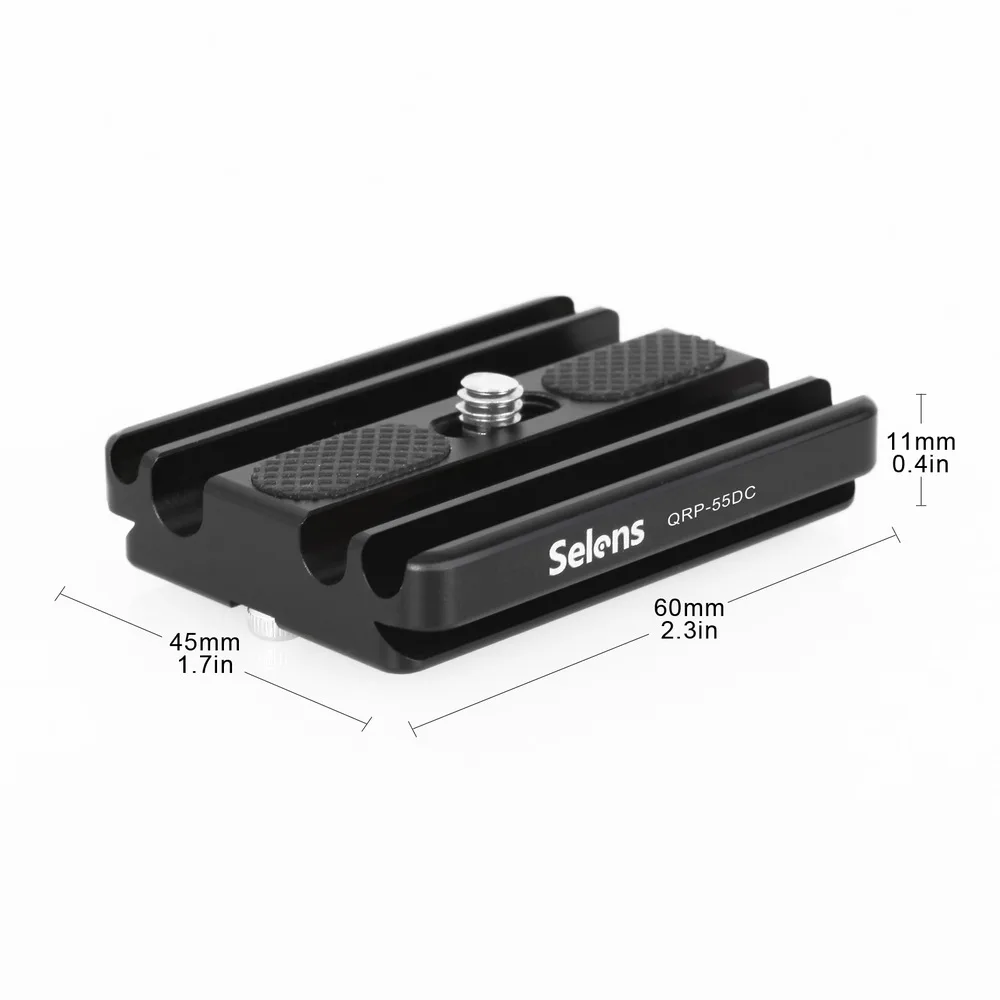 Selens Aluminum Tether Lock QR Quick Release Plate Camera Cable Clamp Adapter Aluminum Alloy Selens Aluminum Tether Lock QR Quick Release Plate Camera Cable Clamp Adapter Aluminum Alloy