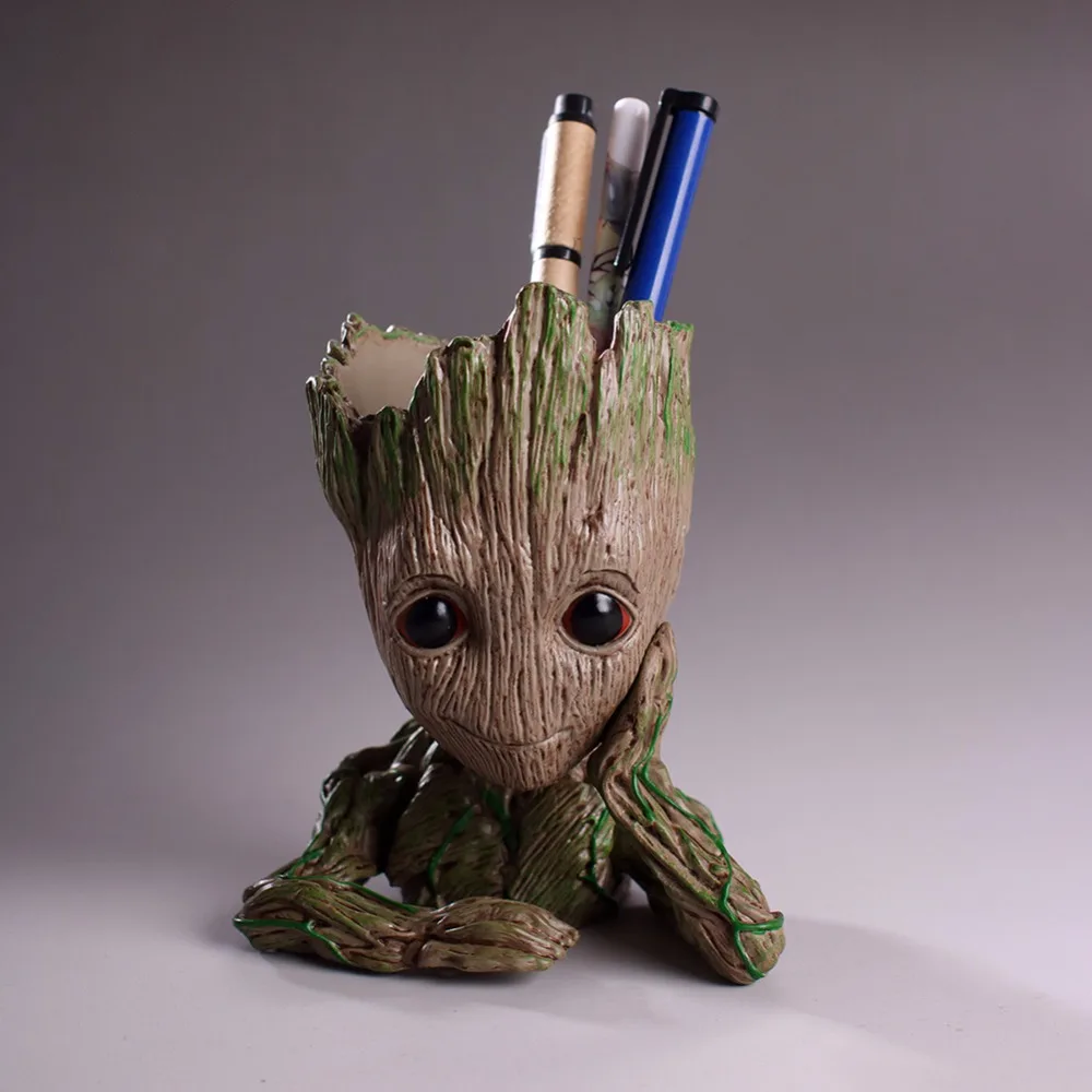 Baby Groot Flowerpot Flower Pot Planter Action Figures Guardians of The Galaxy Toy Tree Man Cute Model Toy Pen Pot Plant Pot Baby Groot Flowerpot Flower Pot Planter Action Figures Guardians of The Galaxy Toy Tree Man Cute Model Toy Pen Pot Plant Pot
