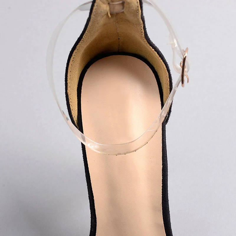 Г., лидер продаж, женские босоножки на платформе из ПВХ водонепроницаемые женские прозрачные свадебные туфли на очень высоком каблуке sandalia feminina