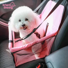 Детские блестящие собака автомобиля сумка для переноски автомобильный коврик для собаки сиденье для Подушка для собак, украшенная изображением сумочки заднего сиденья, переноска для собак, сумки для животных
