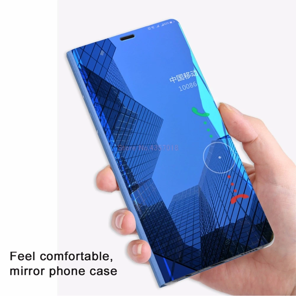 Funda de cuero con espejo para Samsung Galaxy J700, J7 Core, j701, Nxt, J7neo, J7 Neo, J701F|Fundas antigolpes teléfono| - AliExpress