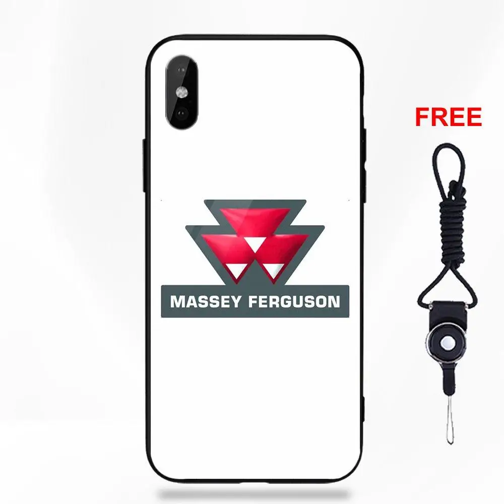 Vvcqod Massey Ferguson фермы Racing ячейки для Apple IPhone X XS Max XR 5 5C 5S SE 6 6 S 7 8 плюс - Цвет: as picture