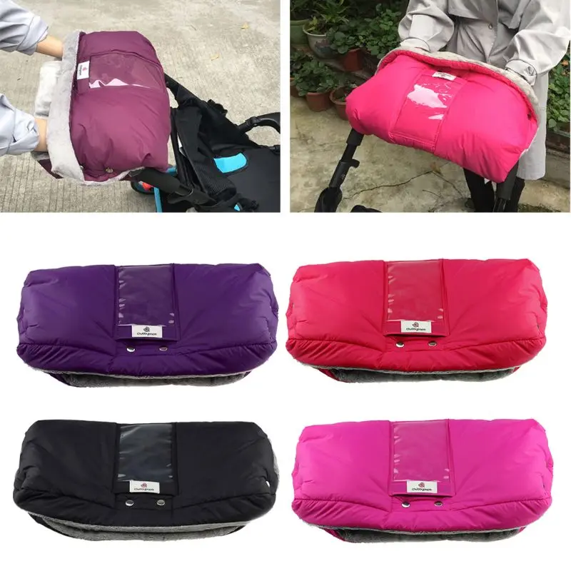

Antifreeze Baby Stroller Warmer Gloves Thicken Mitten Stroller Accessories Cotton Muff Winter Windproof Buggy Cart Muff Glove