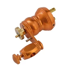 Моторно-вращательный для татуировок тату-пистолет Золотой постоянный макияж, боди-арт шейдер лайнер швейцарский мотор шейдер лайнер алюминиевая Татуировка поставка