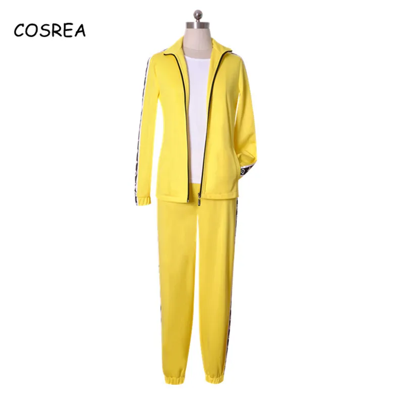 

Playerunknown Battlegrounds PUBG Tops Coat Pants Male Yellow Clothing Sportswear Men Suit Cosplay Costumes