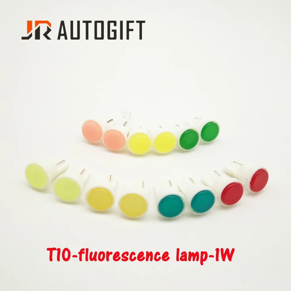 

300pcs Car-Styling External LED T10 COB W5W 12V Wedge Door Instrument Side Bulb Lamp Car Light White/Blue//red/yellow/green