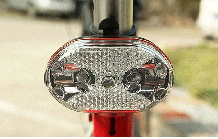 Sale Bicycle Light 9 LED 7 Models Flash Bike Real Lamp Colorful Cycling Safety Warning Taillight for Mountain Road Bike Night Riding 14