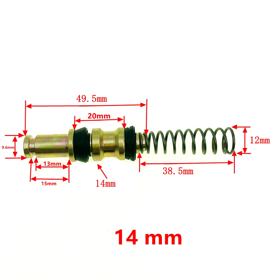 12,7 мм, 14 мм, 16 мм, тормозной насос сцепления для мотоцикла, высокое качество, поршневой поршень, ремонтные комплекты, главный цилиндр, поршневые установки
