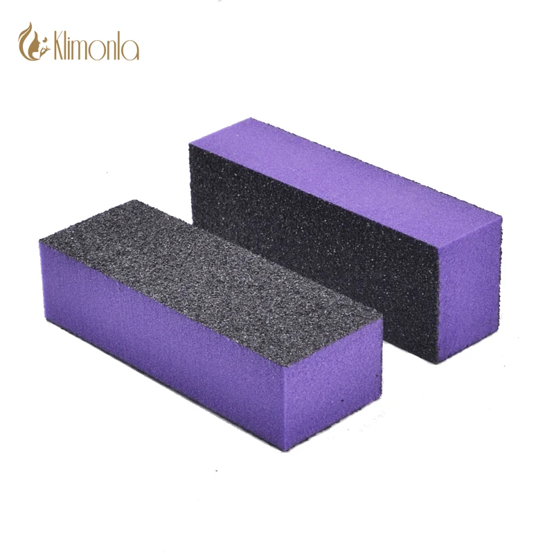 

5Pcs/Lot Purple DIY Nail Art Tool 3Side Open Sponge Sandpaper Nail Buffer File Block Pedicure Manicure Buffing Beauty Tools