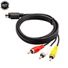1.8M AV RCA Video Cable 9 Pin Game To 3 RCA For Sega Genesis 2 3 II III For Saturn Durable ► Photo 3/5