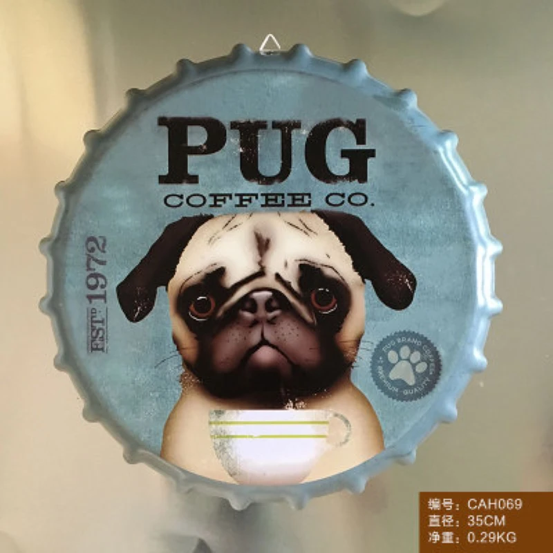 Pug Black Traveling Companion Ornament