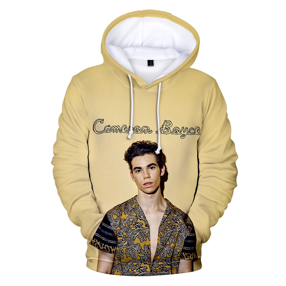 Мужские толстовки с капюшоном Cameron Boyce повседневные 3D принтом одежда длинными