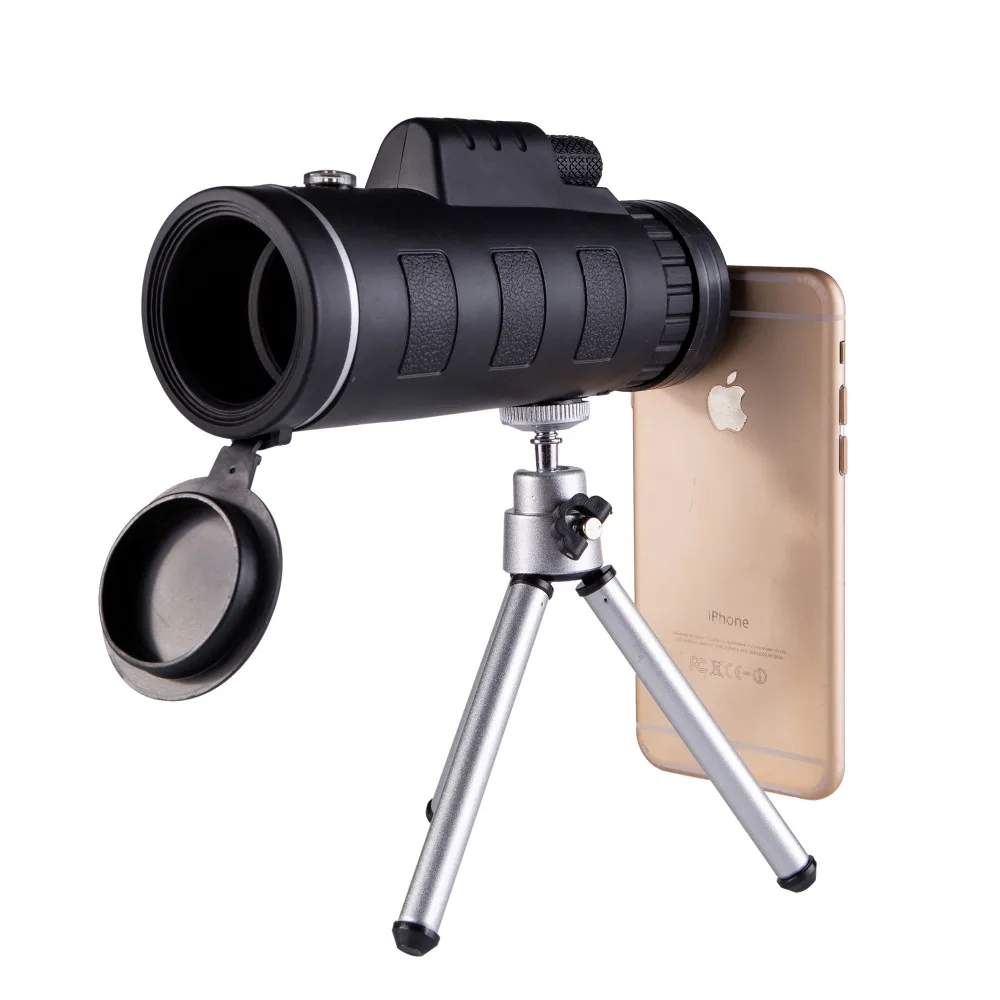 

HOTSELLING Monocular Mini 40X60 Telescope HD Night Vision compass Outdoor Hunting Camping Hiking Scopes With Phone Clip Tripod
