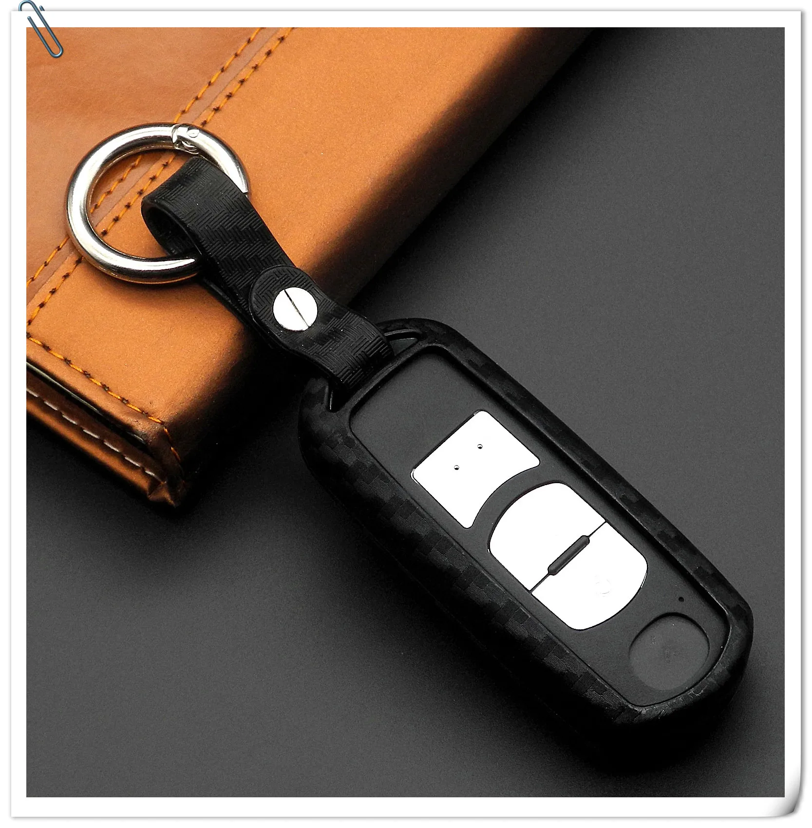 Keyforkess Cover portachiavi in Silicone per auto in Silicone per Mazda 2 3 5 6 8 CX5 CX7 CX9 M6 GT Atenza Axela celebrity portachiavi 2/3/4 BTN - HTB1myZsKXGWBuNjy0Fbq6z4sXXam