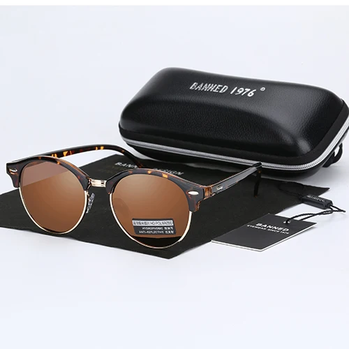 HD поляризационные солнцезащитные очки для мужчин wo для мужчин для вождения брендовые крутые UV400 Модные Новые солнцезащитные очки Горячая Распродажа - Цвет линз: laopard