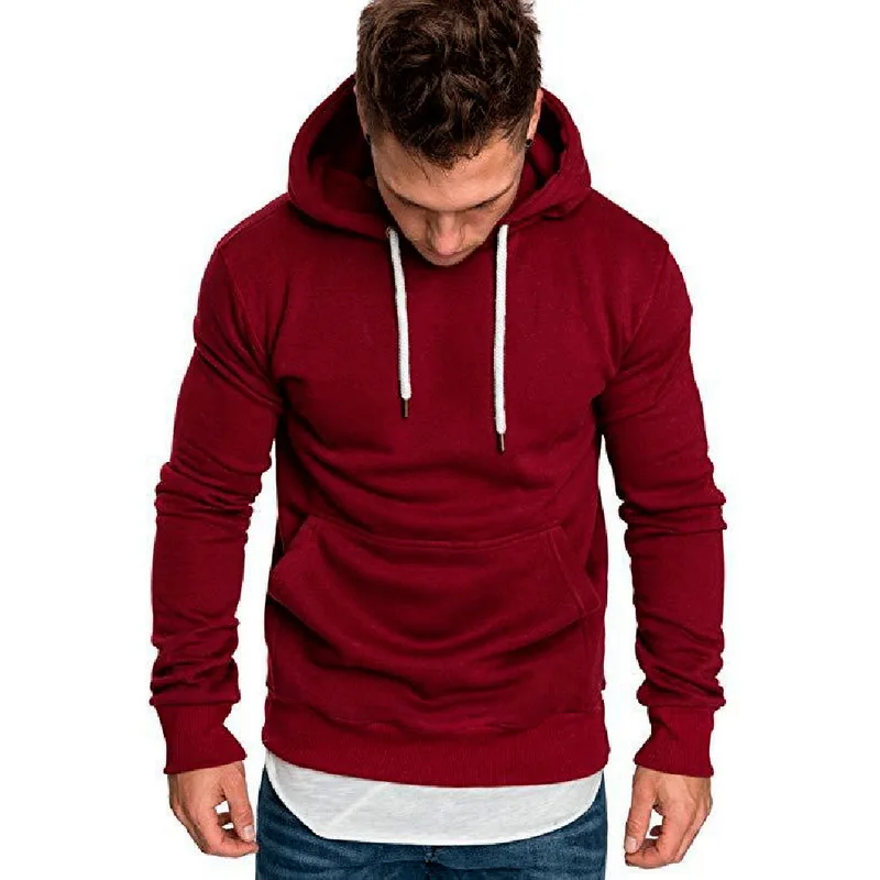 

CYSINCOS Mens Sweatshirt Long Sleeve Autumn Spring Casual Hoodies Top Boy Blouse Tracksuits Sweatshirts Hoodies Men