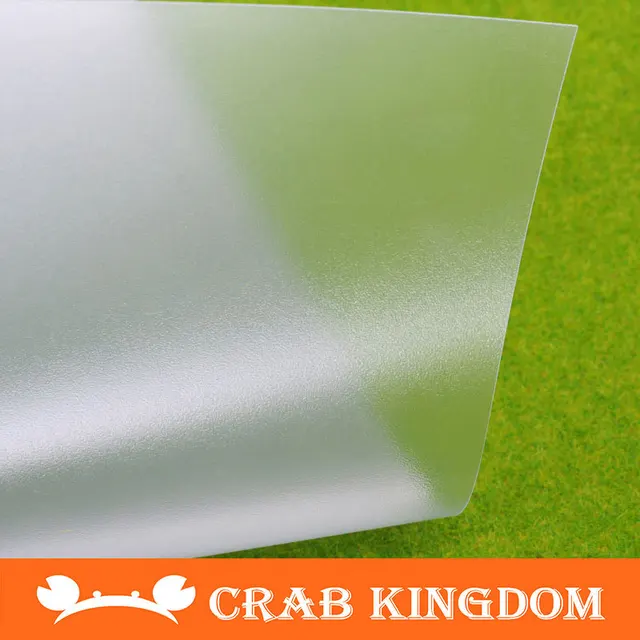 diy frosted flakes pvc plastic sheet huts sandbox landscape frosted pvc sheet