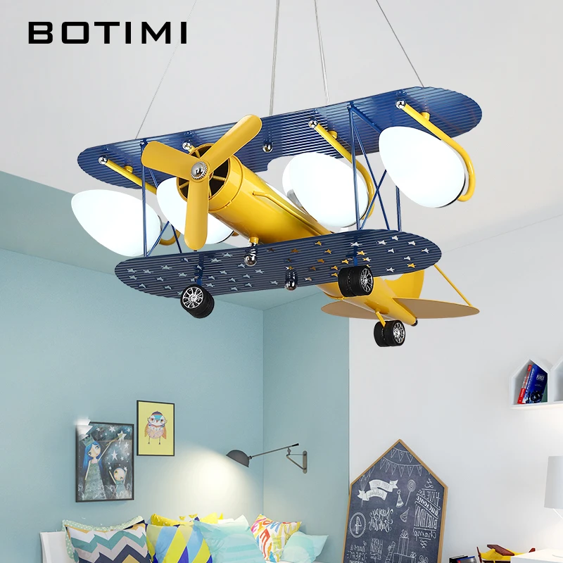 Мультяшные светодиодные подвесные светильники BOTIMI для спальни подвесной