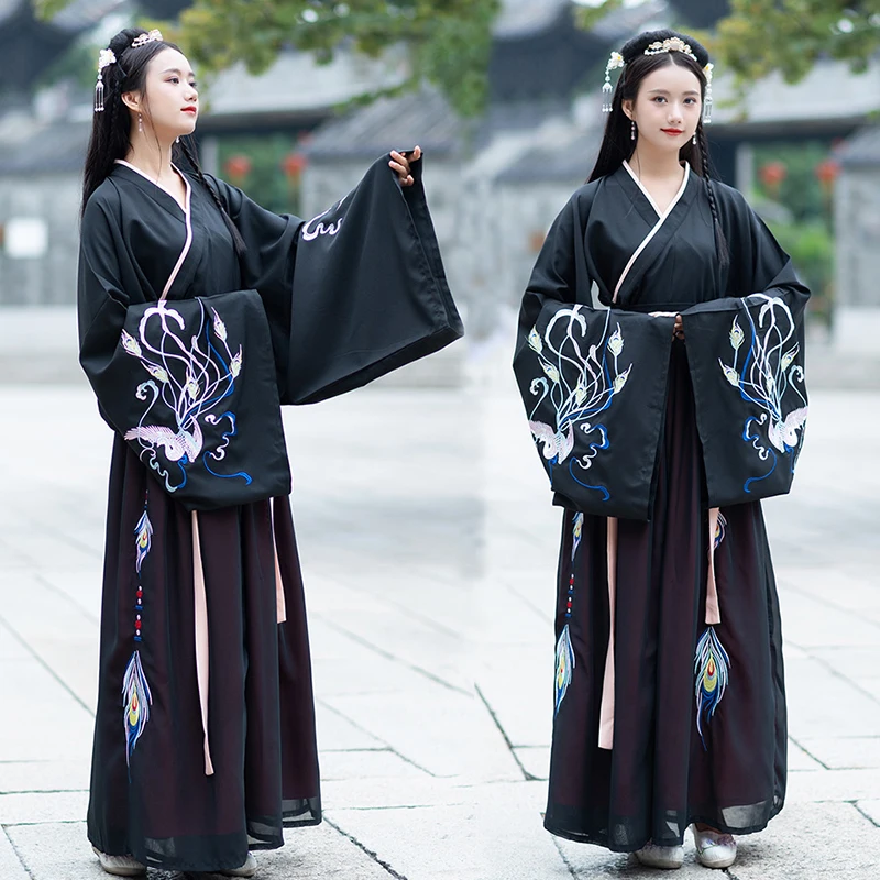 Женский танцевальный костюм Hanfu, наряд для женщин, костюм династии Цин, китайский костюм, восточное платье, традиционная китайская одежда DL3755