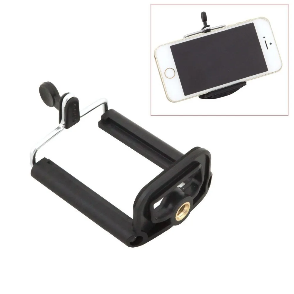 Cell Phone Mount Clamp Clip for Self Portrait iPhone Samsung HTC Xiaomi