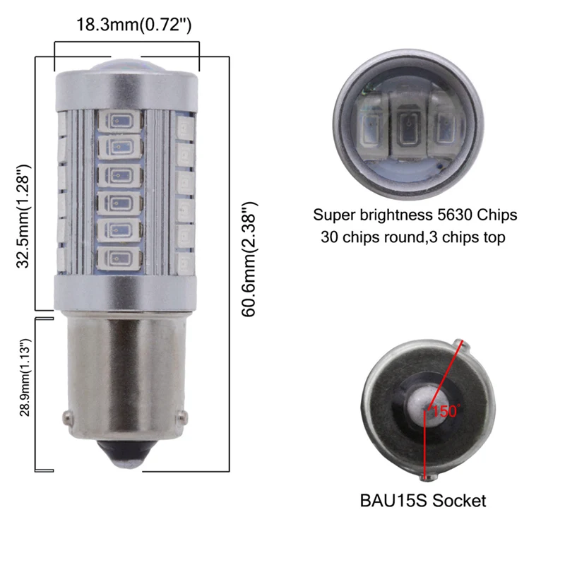 Katur 2x1156 BAU15S PY21W BAW15s PR21W светодиодный лампы для автомобилей указатели поворота Янтарный/оранжевый освещение белый красный синий