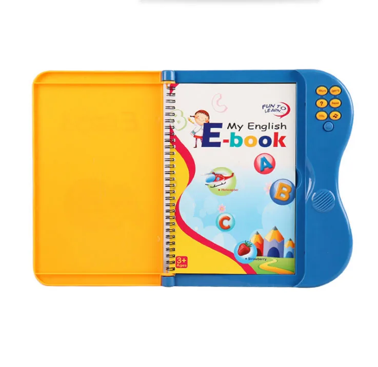 Детская книга для чтения с сенсорным экраном, английская электронная книга, раннее развитие ребенка, машина для обучения детей от 3 до 6 лет