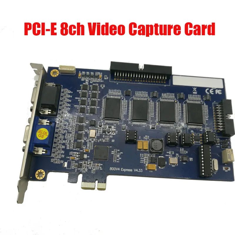 

V800E V8.5 DVR card PCI E card Support Wndows 7 32&64 bit V800E 32 channels system cctv security dvr card