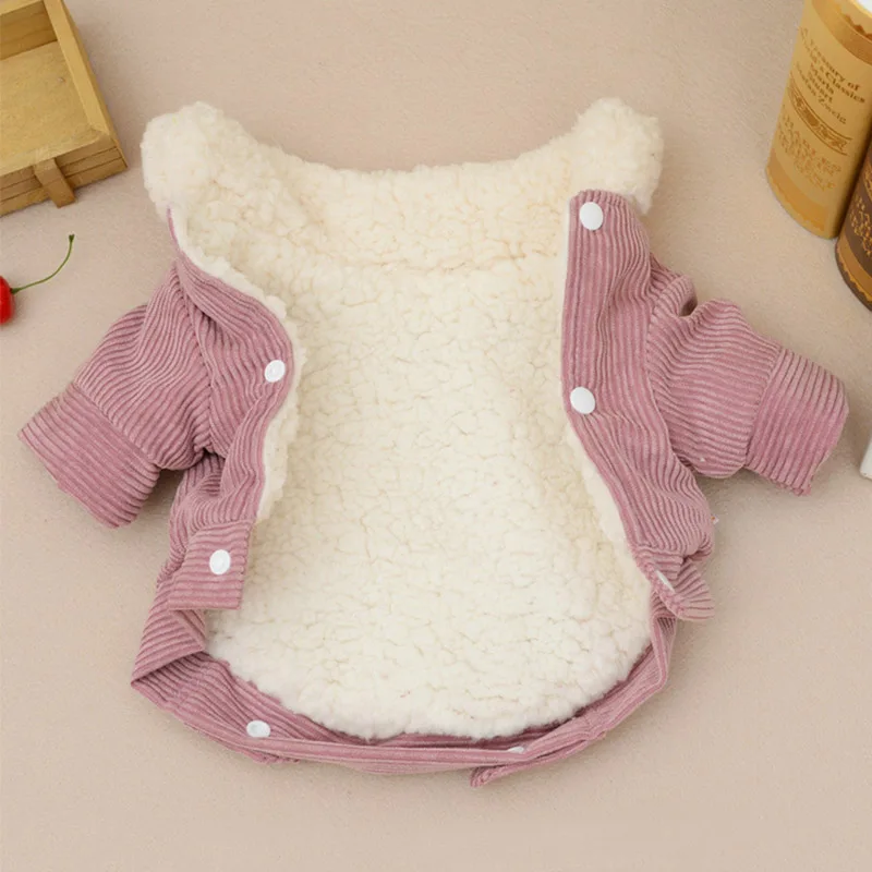 

Pet Clothing for Dog Clothes Thickening Warm Dog Coat Jacket Pet Dog Costume Winter Pug French Bulldog Clothes for Small Dog32A1