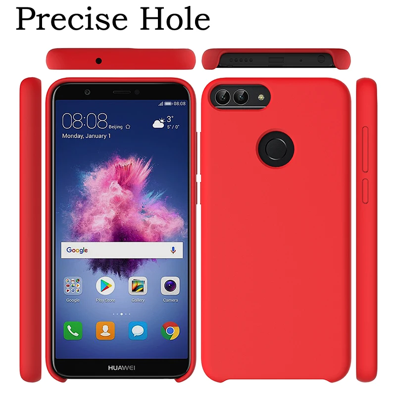 Чехол для Huawei P Smart 2019 мягкий жидкий силиконовый чехол накладка P30 Pro P20 Mate 20 X Honor 9 10