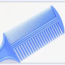 Хорошее качество 21 см две стороны Облегчает Расчесывание Волос Пластиковая Расческа массажная Расческа Щетка для волос для ухода за волосами литье парикмахерские Стайлинг инструмент