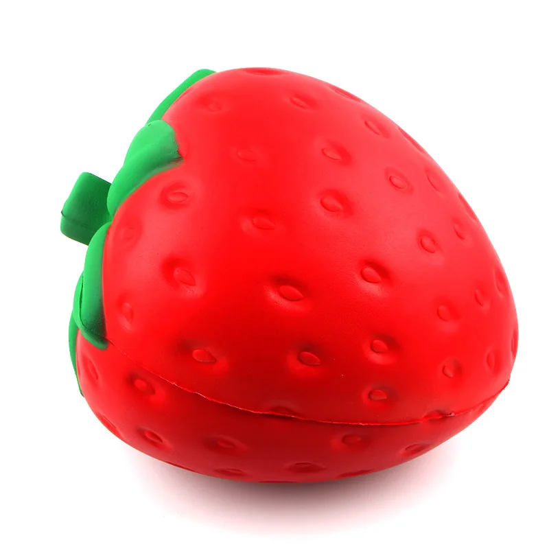 

Photo Props 25CM PU Jumbo Soft Squishy Strawberry Candy Scented Slow Rising Fruit Strawberry Squeeze Baby Gift Antistress GiftZ