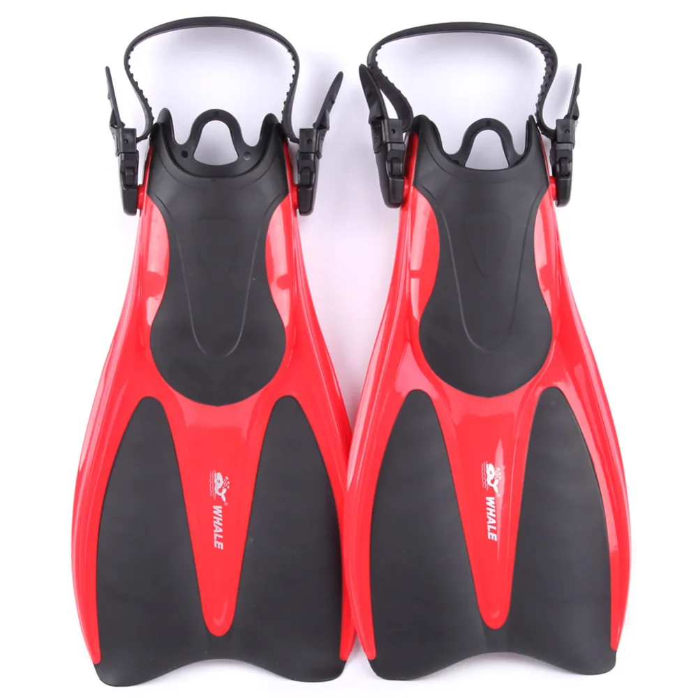 WHALE brand new Adult Swimming Fins Adjustable Submersible Long Fins